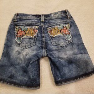 GIRLS MISS ME MID SHORTS SZ 14